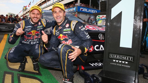 Jamie Whincup and Paul Dumbrell.
