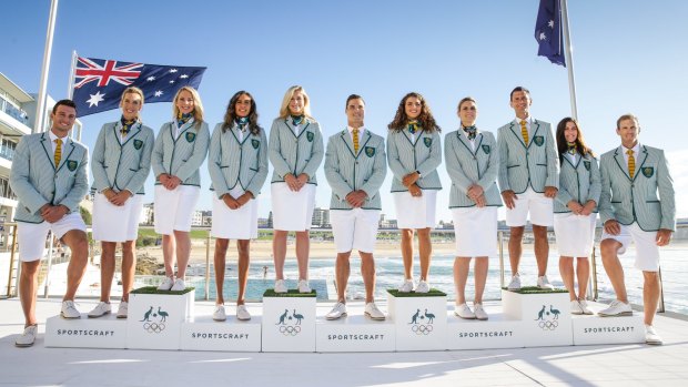 Sportscraft unveil the 2016 Australian Olympic Team Opening Ceremony Uniform.