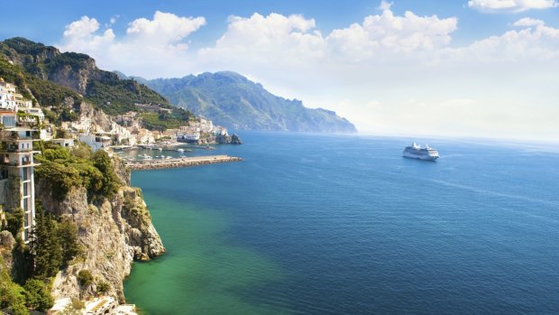 The Mediterranean coast is endlessly fascinating when viewed from the sea.