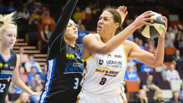 The Canberra Capitals are desperate to snap an eigh-game losing streak and stop Liz Cambage in Melbourne. 