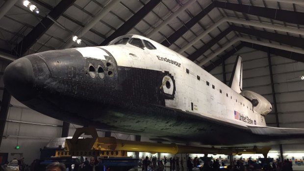 You can get up close with Endeavour at California Science Centre, not far from LAX.