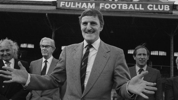 Innovator:  Jimmy Hill at Fulham Football Club in London. 