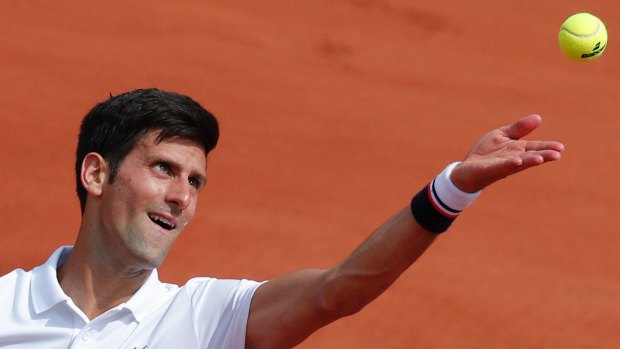 Serbia's Novak Djokovic defeated Spain's Marcel Granollers in their first round match.