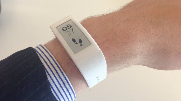 The SmartBand Talk comes in black and white.