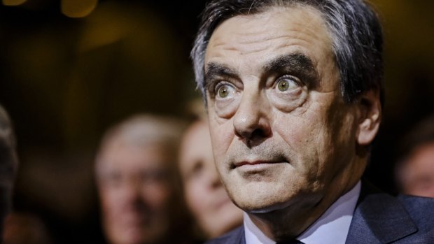 French presidential candidate Francois Fillon. 