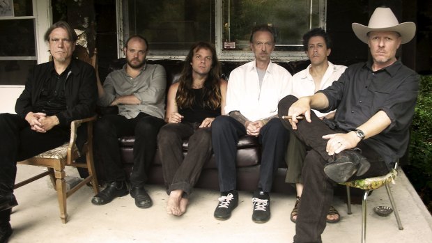 American band Swans, with founder Michael Gira at the far right.