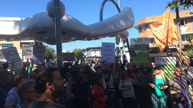 About 200 people protested against the over-development of West End in Brisbane on Sunday.