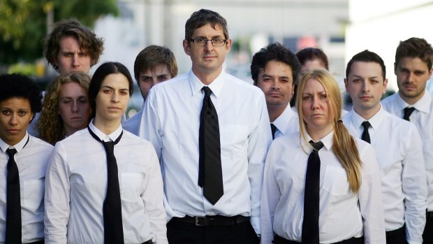  Louis Theroux's <i>My Scientology Movie</i>. Theroux engaged actors to play the roles of some of Scientology's most famous figures.