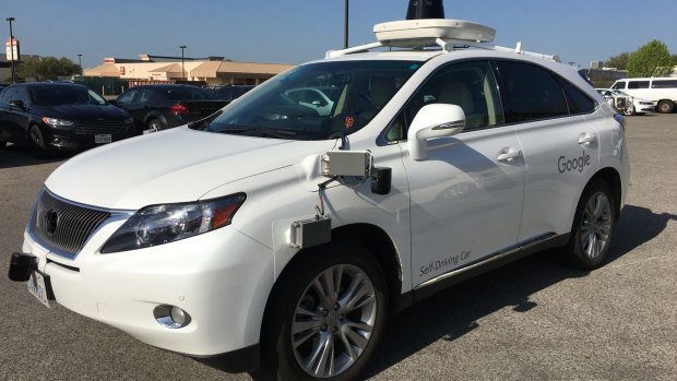 Google's modified Lexus hybrid.


