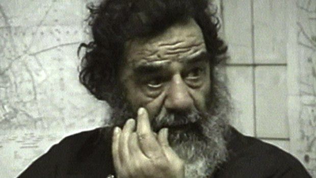 Captured former Iraqi leader Saddam Hussein in Baghdad in 2003. 