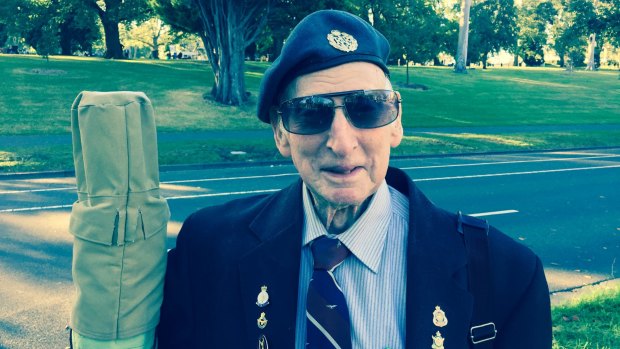 Vic Leigh, 90, served for the Royal Australian Airforce.