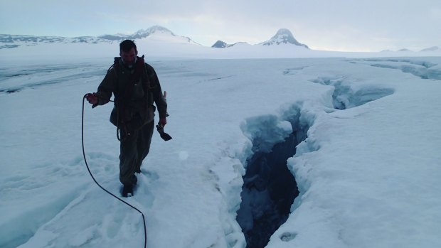 Tim Jarvis's expeditions include retracing the polar journeys of Douglas Mawson and Ernest Shackleton.