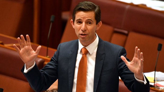 Education Minister Simon Birmingham. 