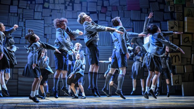 A scene from Minchin's highly successful <i>Matilda the Musical</i>, in Sydney in 2015.