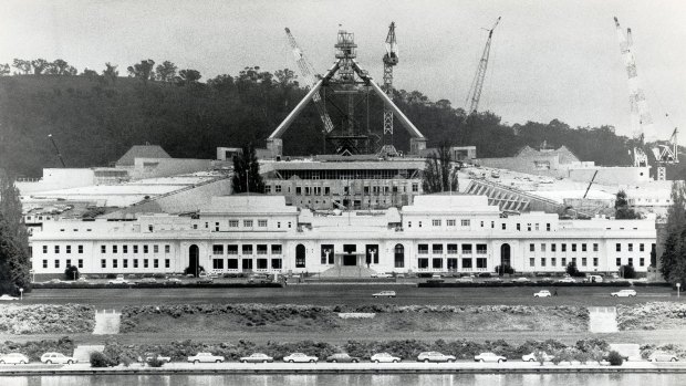 It wasn't until new Parliament House was built that the numbers of political staffers began to rise.