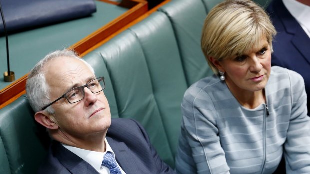 Prime Minister Malcolm Turnbull and Minister for Foreign Affairs Julie Bishop.