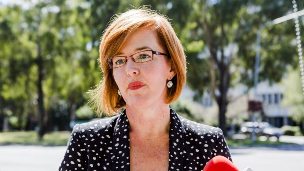 Unimpressed: Transport and Municipal Services Minister Meegan Fitzharris.