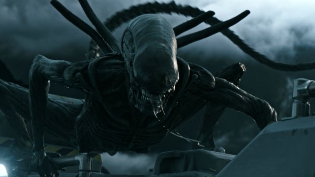 One of the terrifying creatures from Alien: Covenant.