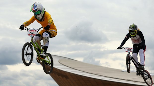 Caroline Buchanan in action at the London Olympics.