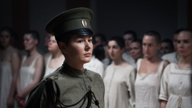 Battalion, in 2015 Russian Resurrection Film Festival, is the true story of the First Russian Women's Battalion, formed during WWI to shame male soldiers who were shirking their combat duties.
