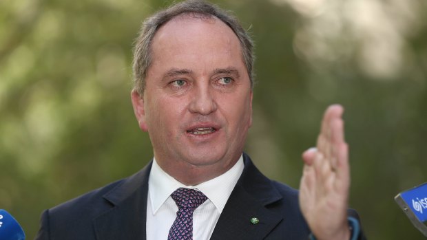 Two wrongs don't make a right, Deputy Prime Minister Barnaby Joyce says.