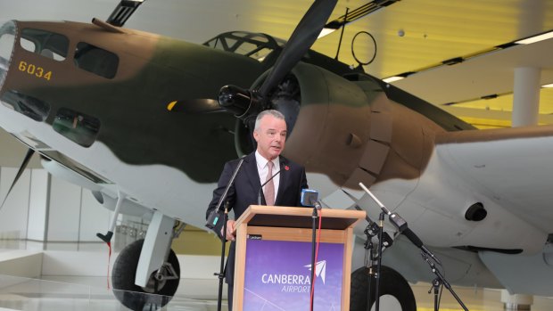 A Lockheed Hudson bomber, part of the Australian War Memorial's collection is now on display at Canberra Airport. Lockheed Hudson Bomber A16-105 goes on display at Canberra Airport