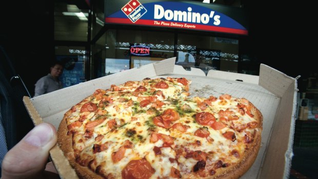 First-half revenue for Australia's biggest pizza chain has risen 30 per cent to $445.3 million.