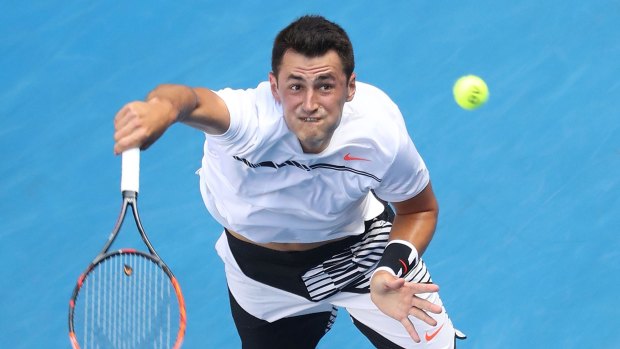 Tomic won fewer than a quarter of points on his second serve.
