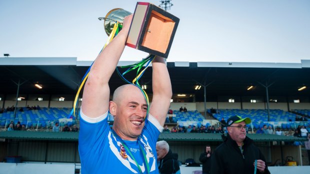 Queanbeyan Blues coach Terry Campese is one of the few remaining from last year's triumph.