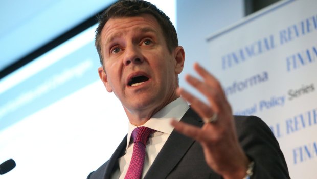 "My sense is, you do the right thing in the long term, the politics will take care of itself": Mike Baird.