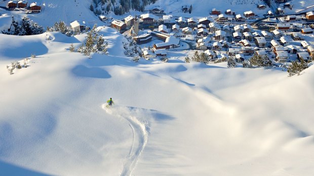 Lech is now home to one of the world's largest ski fields. 
