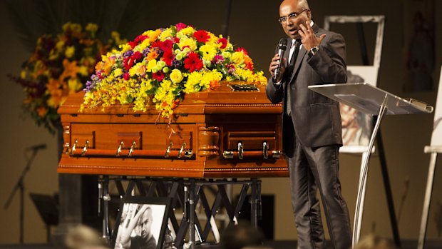 The funeral of Myuran Sukumaran,  who was executed in Indonesia along with Andrew Chan, following their convictions of drug trafficking.