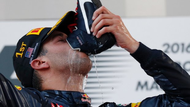 Daniel Ricciardo made the 'shoey' one of the contenders for word of the year.
