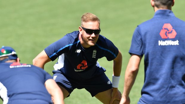 Adjusting to conditions: England paceman Stuart Broad knows what's required at the Gabba.