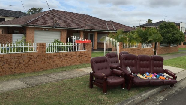 The Haouchar family home was raided by police on Wednesday morning. 