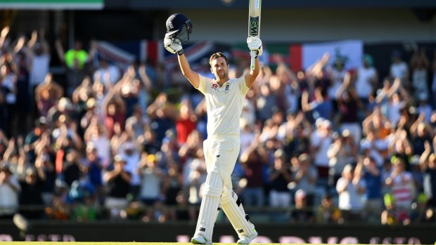 What a day: Dawid Malan will always remember his one and only Test at the WACA.