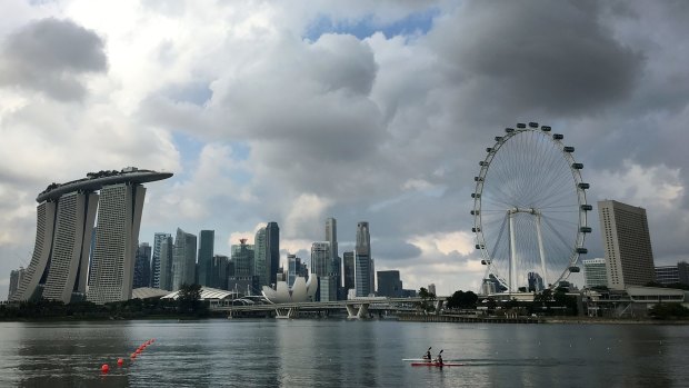 Singapore's home affairs minister, K. Shanmugam, said the men had plans to hit Marina Bay, the state's glittering downtown waterfront.