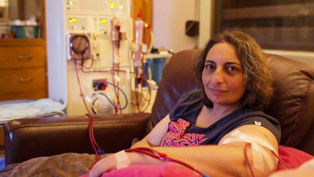 Frances Zammit is waiting for a second kidney transplant after her first transplant was rejected. 
