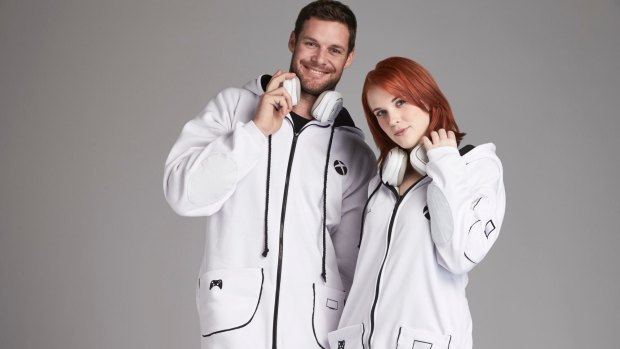 Xbox's official images make the onesie look just a little more glamorous than it actually is.