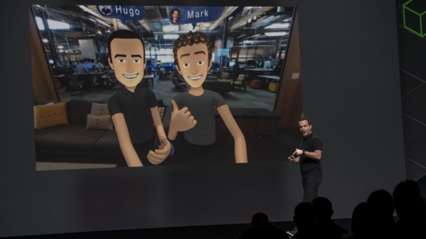 Facebook's Hugo Barra discusses VR as a way to chat with faraway friends using avatars.