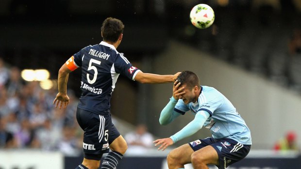 Mark Milligan has been suspended for three games for collecting Terry Antonis with his elbow.