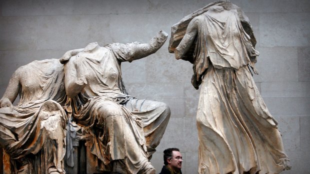 Part of the Elgin Marbles collection at the British Museum in London.