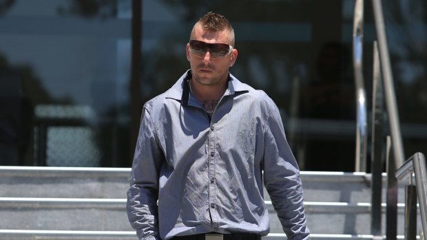 Jason Cormack outside Wollongong District Court on Thursday.