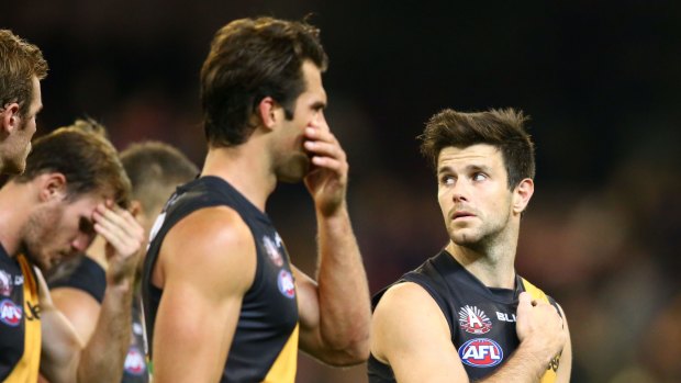 Hidden Tigers: Alex Rance (left) and Trent Cotchin could both play against Sydney.