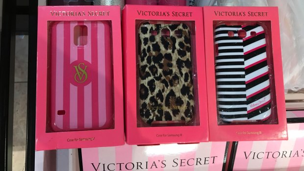 Samsung cases are still being sold in some Victoria's Secret stores in Australia.
