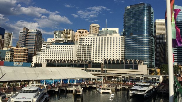 Australia's largest hotel, Hyatt Regency Sydney.