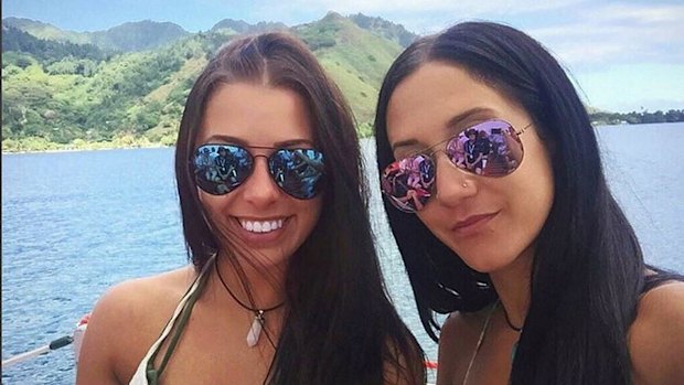 Isabelle Lagace, 28,(right) has pleaded guilty to importing cocaine. Her travel companion Melina Roberce, 22, (left) appears in court again next week.