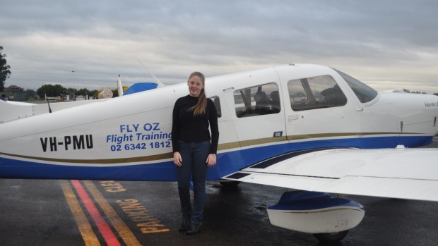 Jade Esler took her maiden solo flight on her 15th birthday last week.