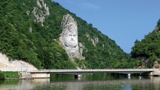 The fabled Iron Gates – a series of towering natural gorges between Serbia and Romania.