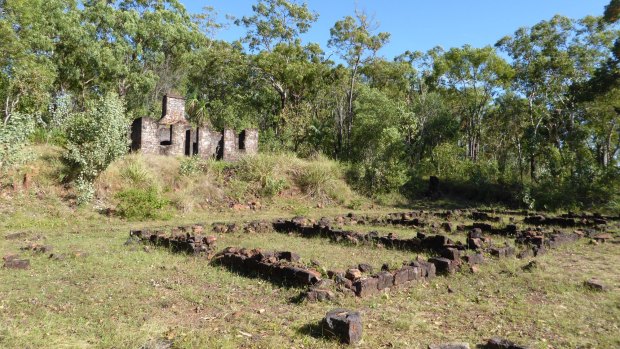 Hospital ruins at Victoria Settlement, Northern Territory.